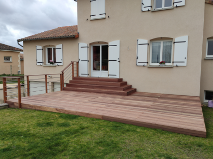 Terrasse en bois sur mesure