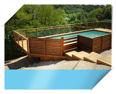 Piscine en bois